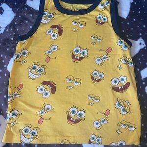 SpongeBob square pants tank top for boy